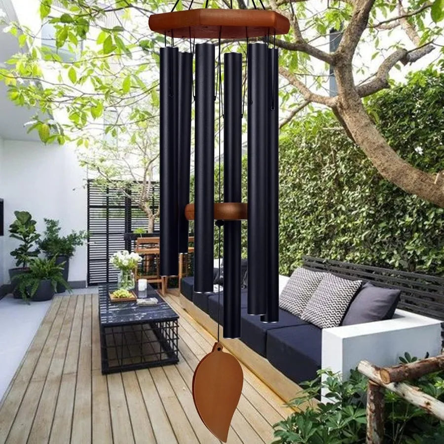 Deep Tone Sympathy Wind Chimes For Outdoor Memorial Garden