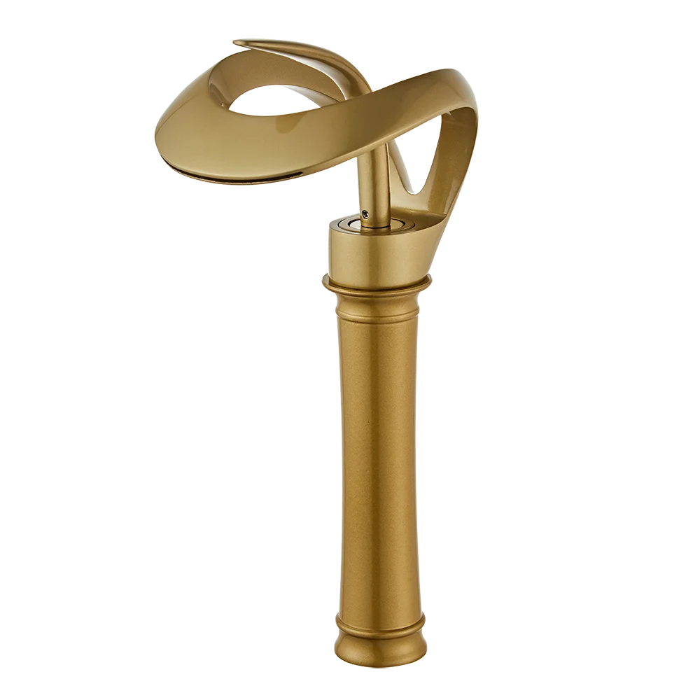 Bakala Waterfall Basin Faucet Deck Mounted Hot And Cold Brass