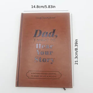 Classic Leather Memory Notebook Keepsake Gift For Parents