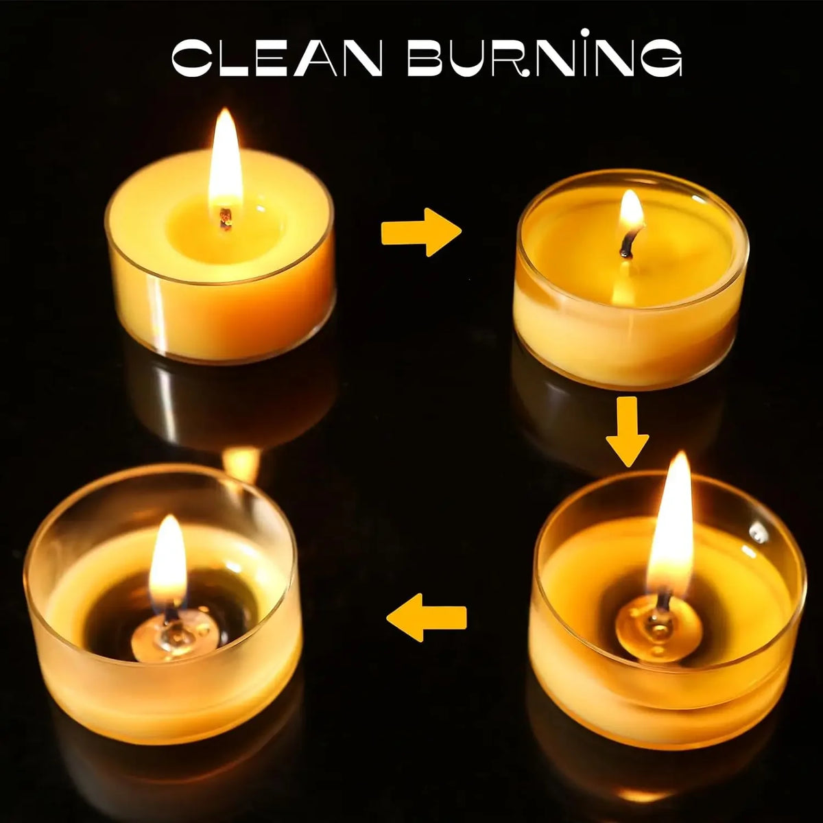 Handmade Beeswax Tealight Candles for Home Decor, Spa and Weddings