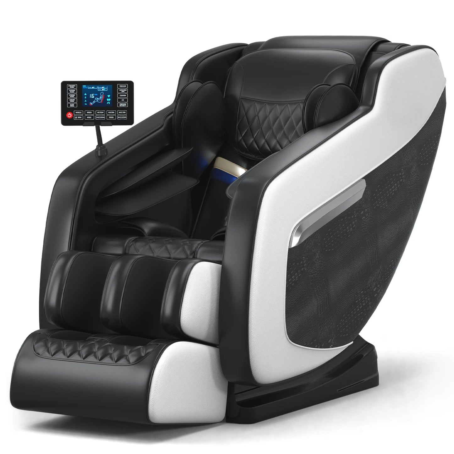4D Zero Gravity Massage Chair With Heat Bluetooth Music Shiatsu Recliner