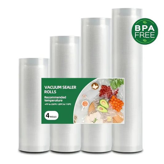 BPA Free Vacuum Sealed Bags in Various Widths for Storage