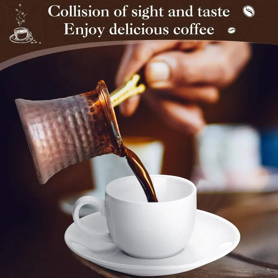 Porcelain Espresso Cups With Saucers White Ceramic Coffee Sets