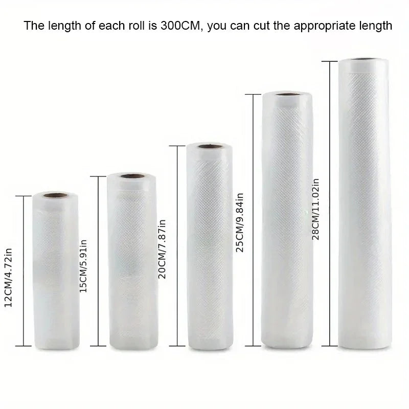 BPA Free Vacuum Sealed Bags in Various Widths for Storage