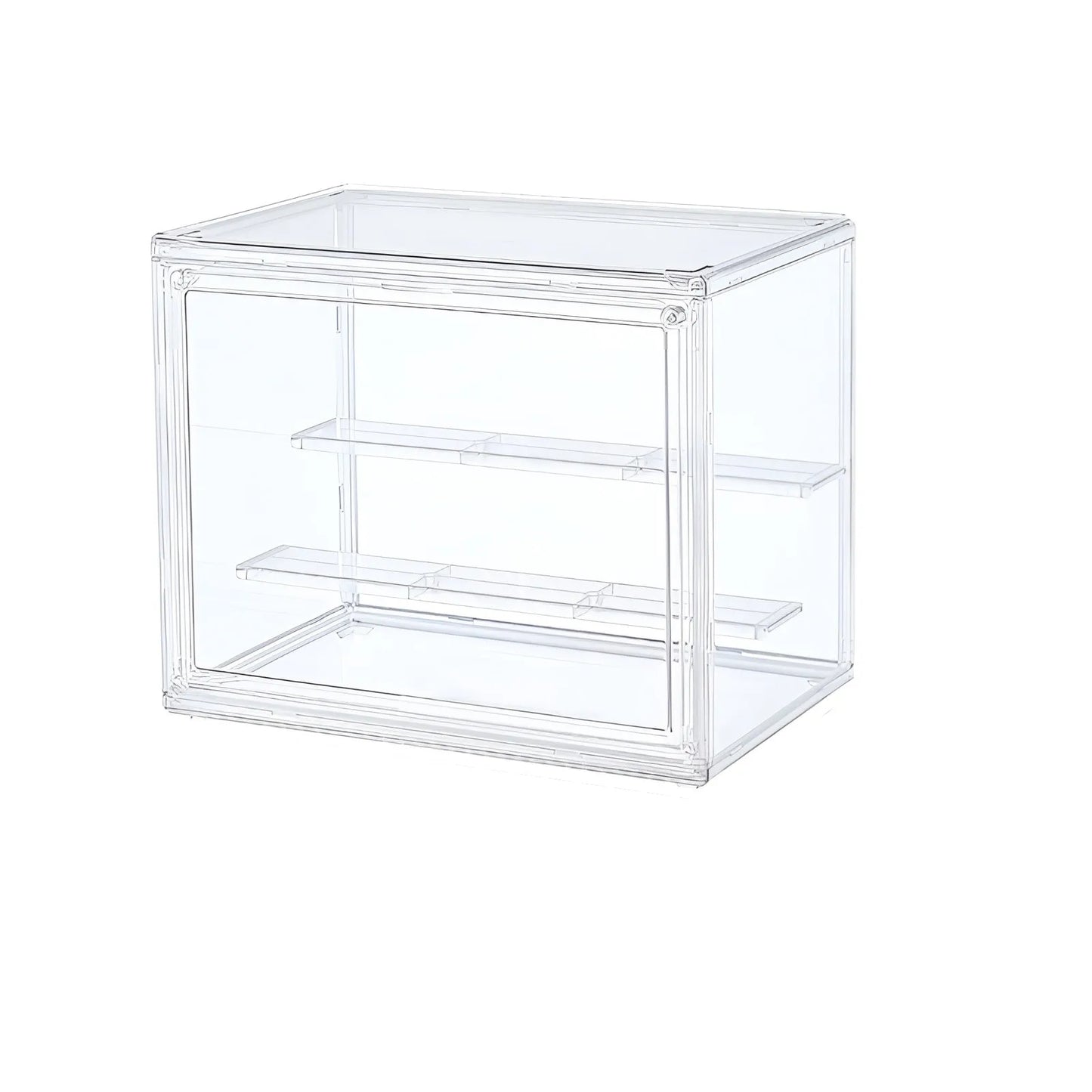 Clear Stackable Display Box With Interlayers For Figures And Collectibles