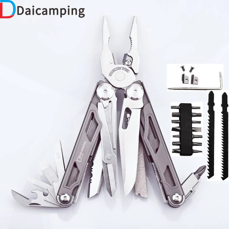 Daicamping DL30 Replaceable Parts Hand Multi Tool Survival Folding Knife