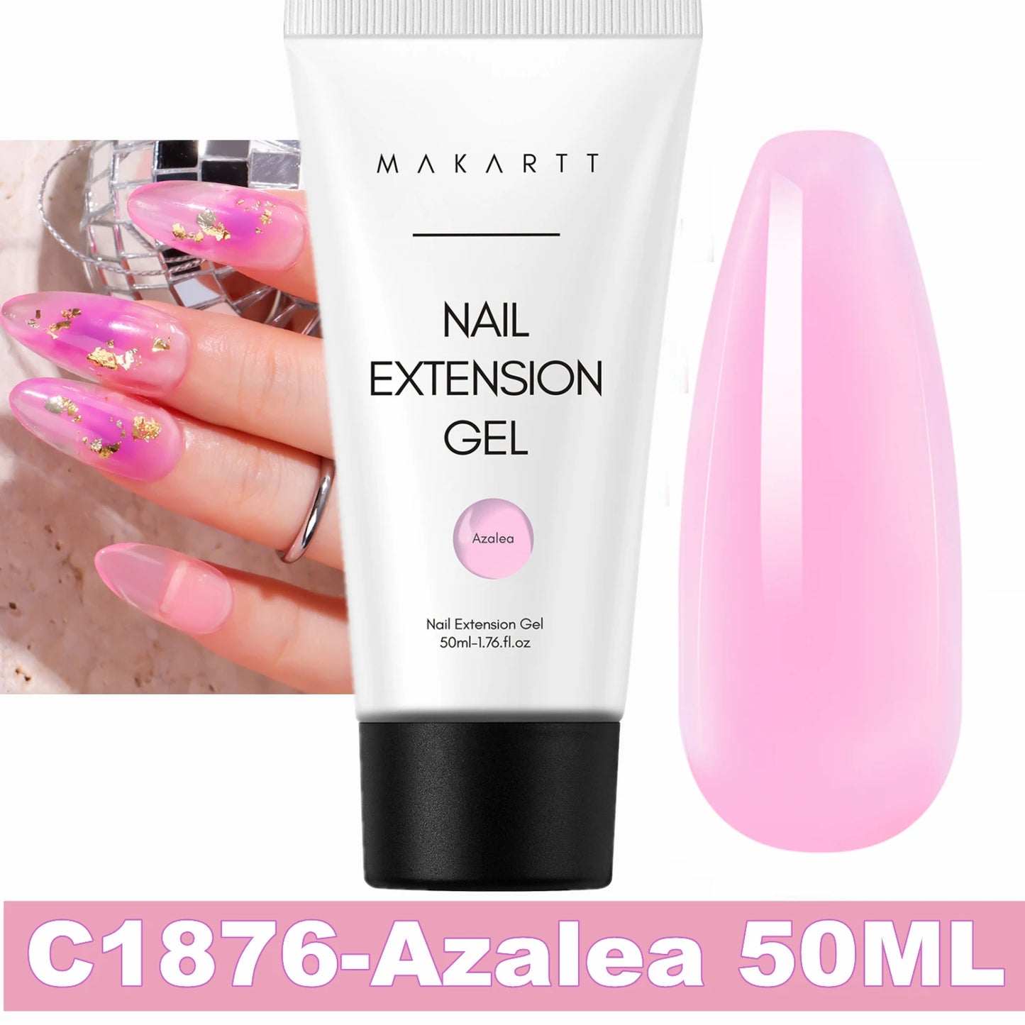 Makartt Poly Extension Nail Gel 50ml Acrygel Hard Gel Nails