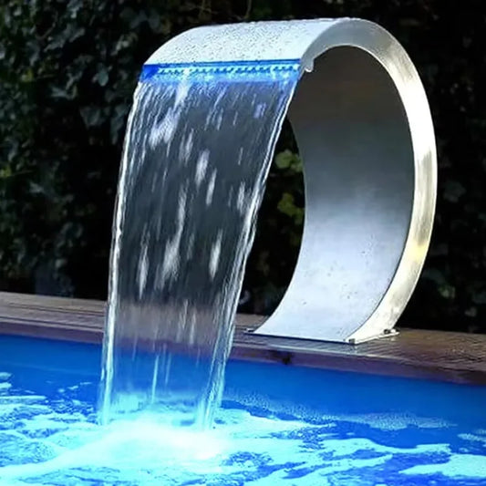 Stainless Steel Pool Fountain Waterfall Arc for Outdoor Spa