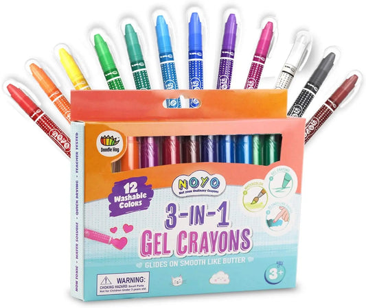Washable Gel Crayons Set For Children Creative Art