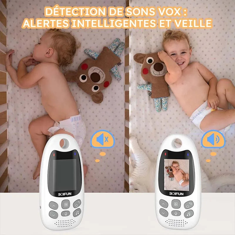 BOIFUN Baby Monitor With Camera VOX And Temperature Sensor