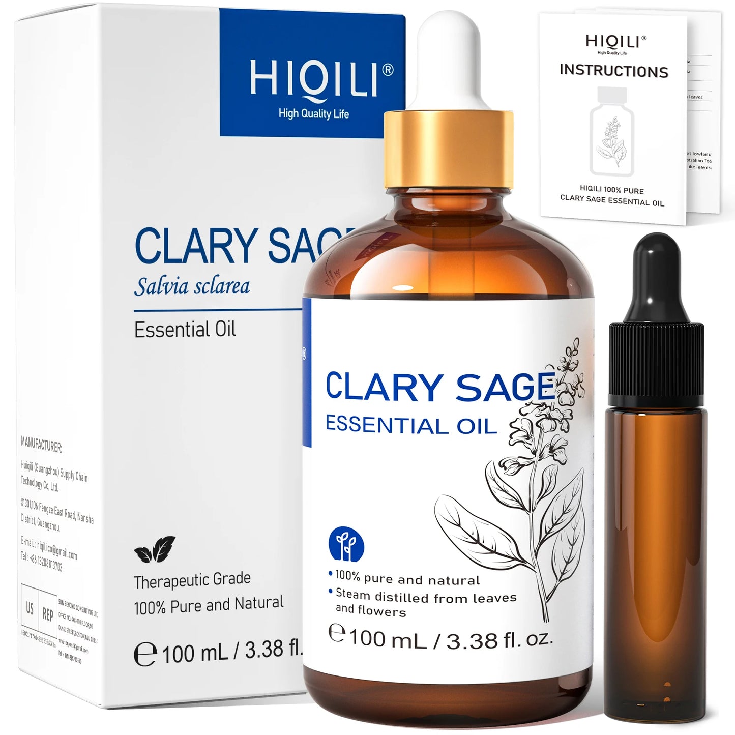 Hiqili Grapefruit Essential Oil 100ml Pure For Skin Care