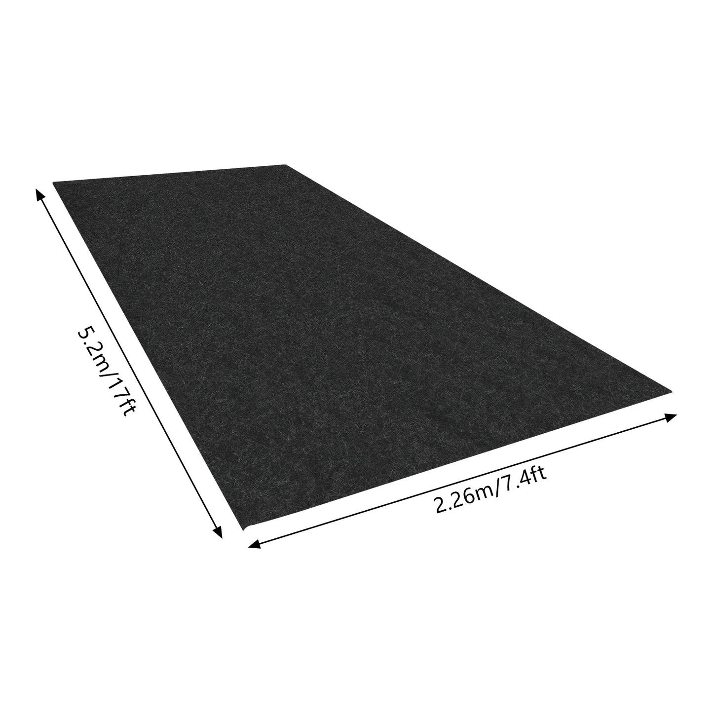 Non-Slip Garage Floor Mat Waterproof Non-Woven Protection