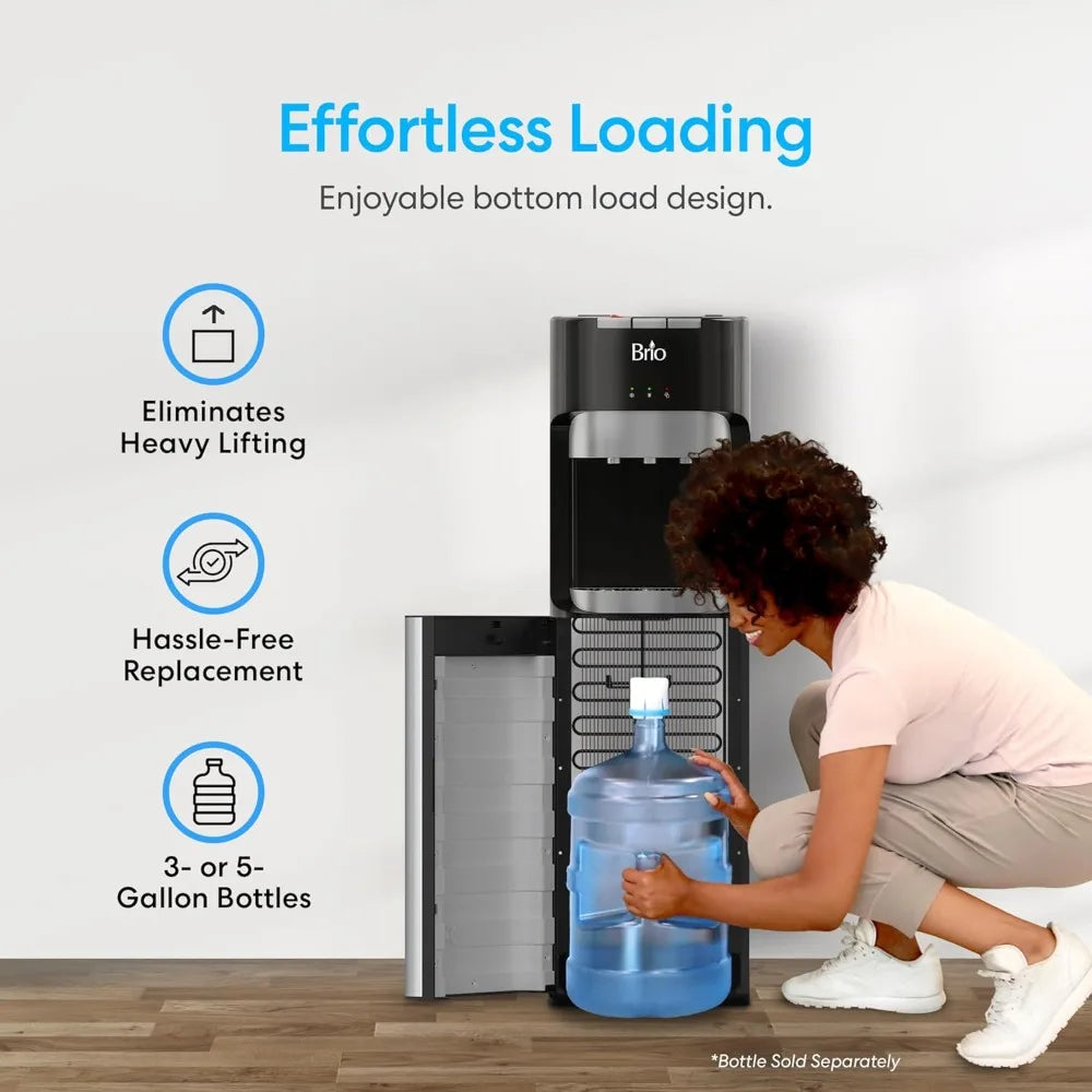 Bottom Load Water Cooler Dispenser 5 Gallon Bottles 3 Temps