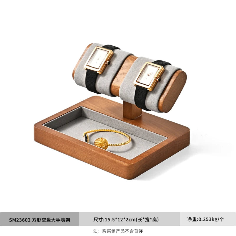 Oirlv Wooden Watch Display Stand Jewelry Organizer Rack