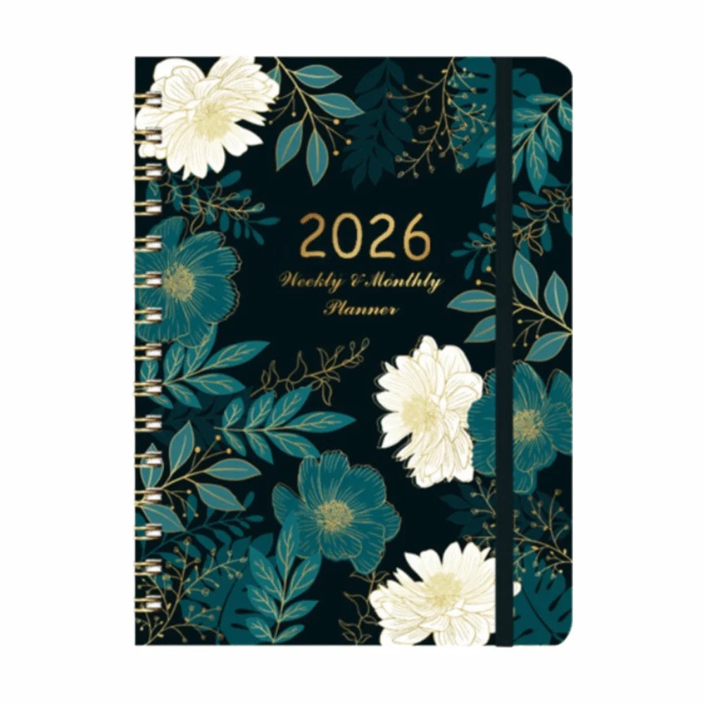 Weekly And Monthly Academic Planner With Tabs And Coil Binding