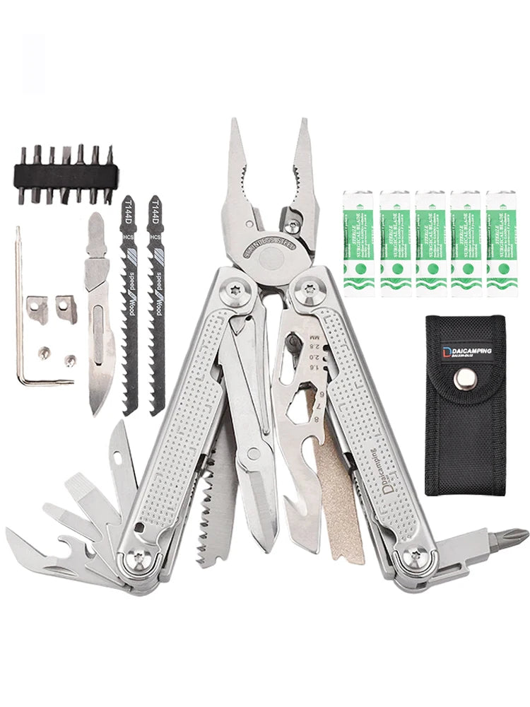 Daicamping DL302 Hand Multi Tool With Foldable Pliers And Cutter