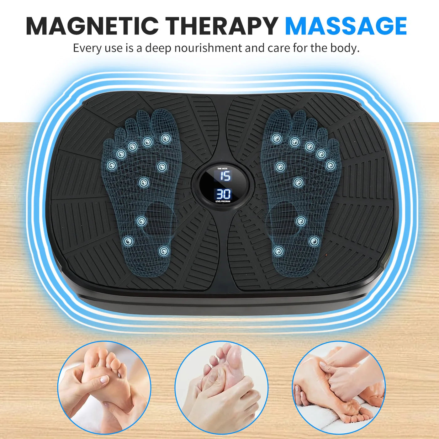 Whole Body Vibration Plate Exercise Machine For Home Workout